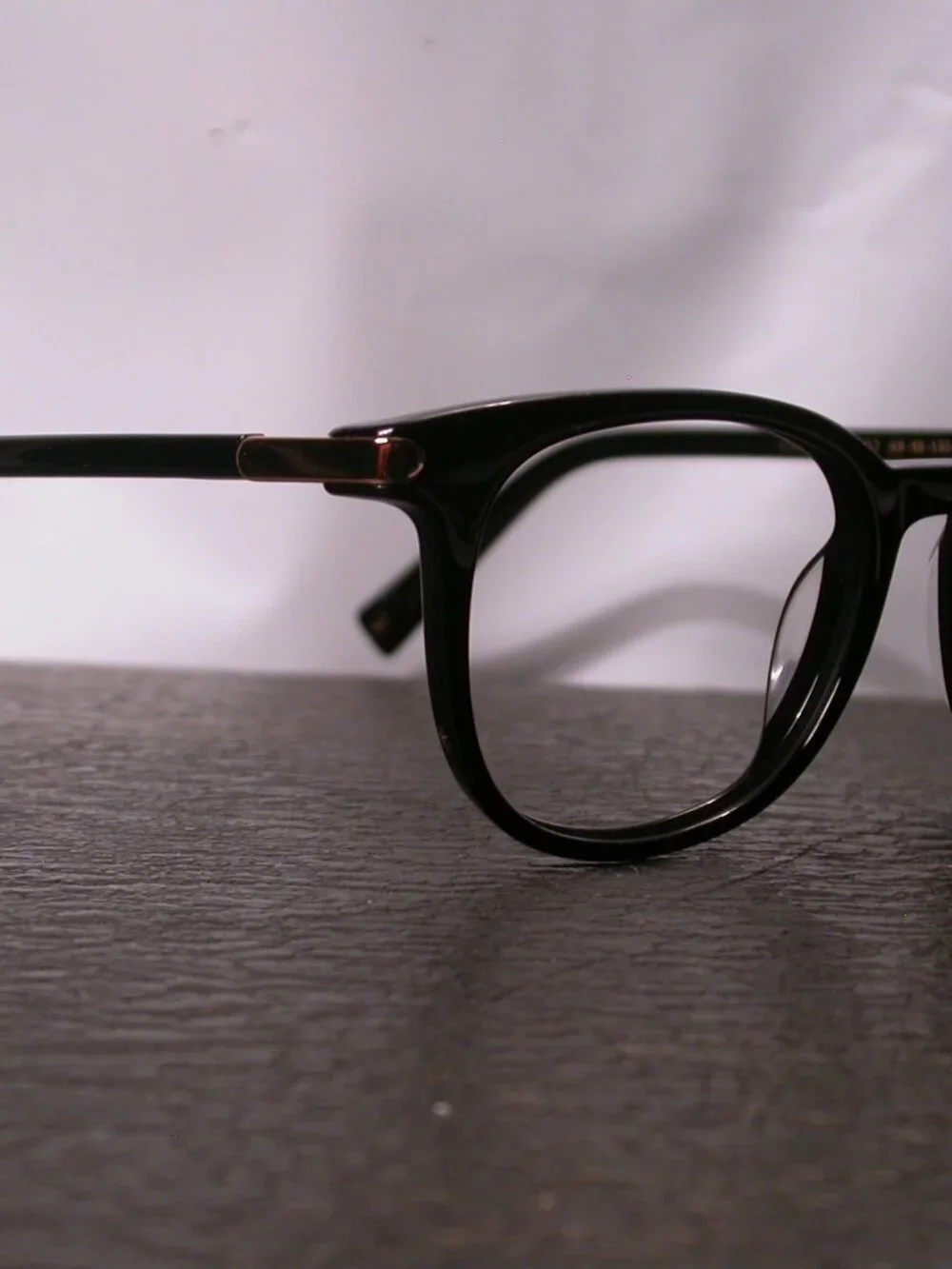 Warby Parker Durand Black and Gold Eyeglasses Frames ITALY